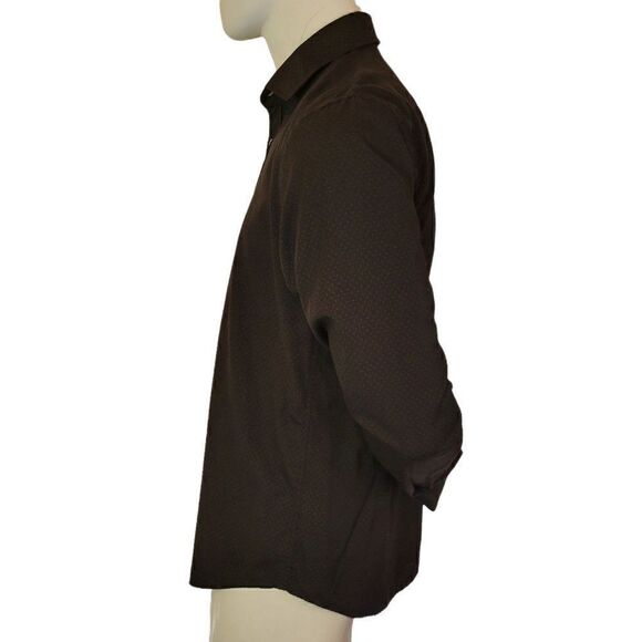 Steel & Jelly Mens Black Button Down Shirt (Size L) - Picture 3 of 8